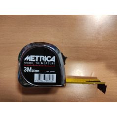 Metrica mérőszalag 3m/25mm erősített (38396)