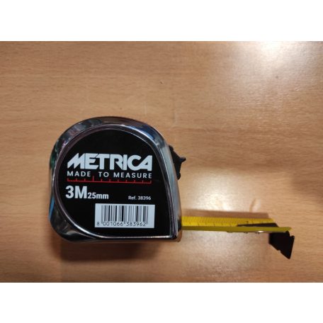Metrica mérőszalag 3m/25mm erősített (38396)