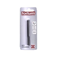   FORTUM Bit befogó adapter, 1/4″ bitekhez, mágneses, befogás SDS-Plus