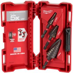   Milwaukee SHOCKWAVE 3 részes lépcsősfúró készlet 48899266