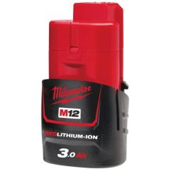 Milwaukee akkumulátor M12 B3 12 V 3,0 Ah Li-ion 4932451388
