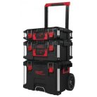 Milwaukee PACKOUT™ 3 részes 123 tárolórendszer tároló láda készlet 410 x 510 x 940 mm