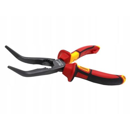 Milwaukee VDE hosszúcsőrű kerek fogó 45° 205 mm (4932464565)