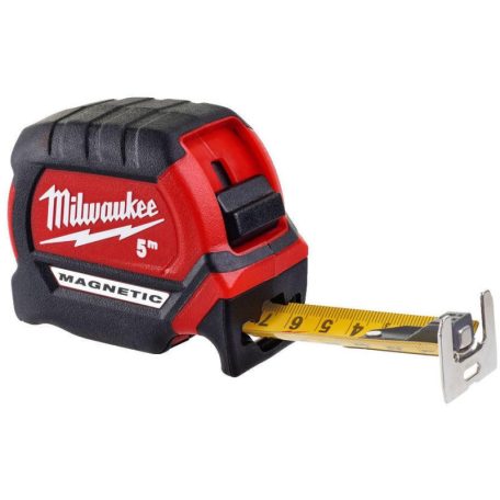 Milwaukee mérőszalag prémium mágneses gumírozott 5 m / 27 mm 4932464599