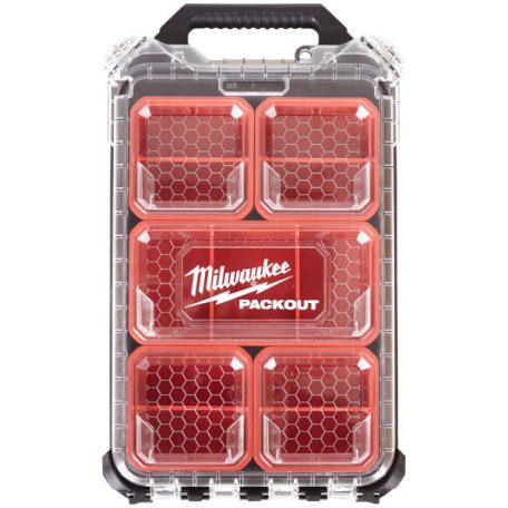 Milwaukee PACKOUT™ közepes vékony rendszerező 250 x 380 x 65 mm