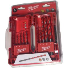   Milwaukee Betonfúrószár készlet 3 oldalas befogással, 8 részes (4-12mm) 