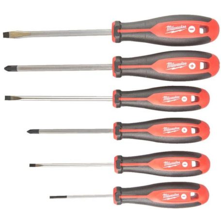 Milwaukee csavarhúzó készlet 6 részes 3 oldalú markolattal 