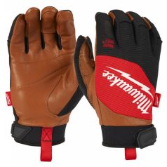 Milwaukee hybrid bőr védőkesztyű szerelőkesztyű 10/XL