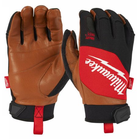 Milwaukee hybrid bőr védőkesztyű szerelőkesztyű 10/XL