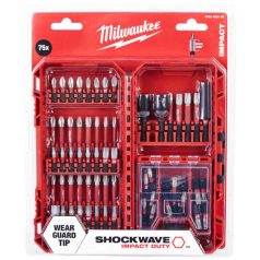   Milwaukee SHOCKWAVE™ IMPACT DUTY bit készlet 75 részes 4932492008