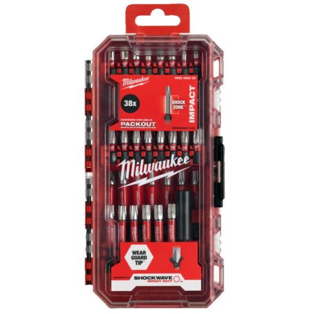 Milwaukee SHOCKWAVE™ IMPACT DUTY bit készlet 38 részes 4932492009
