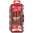 Milwaukee SHOCKWAVE™ HSS-G titán-nitrid RED HEX fém fúrószár készlet 10 darabos
