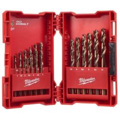   Milwaukee Red-Cobalt 19 részes DIN 338 hSS Co fémfúró készlet (4932352470 utódja)