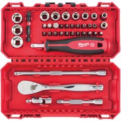   Milwaukee dugókulcs készlet 1/4" Racsnis  38 részes 4932498381 (4932479096)