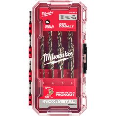   Milwaukee Red Cobalt 8 részes HSS-G fémfúró készlet (4932499256)