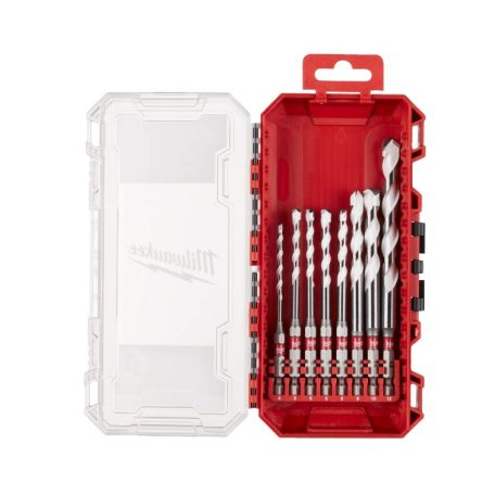 Milwaukee 8 részes többfunkciós fúrószár készlet (4-12mm) 4932493871