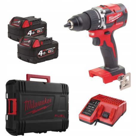 MILWAUKEE M18 CBLPD-402C AKKUS SZÉNKEFE NÉLKÜLI ÜTVEFÚRÓ-CSAVAROZÓ 18V 2X4,0AH