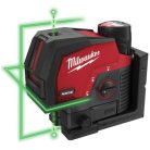 Milwaukee M12 CLLP-0C akkus zöld keresztvonal- és pontlézer 12V alapgép