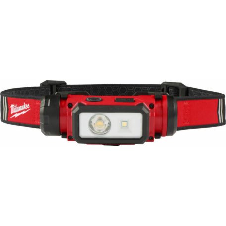 Milwaukee akkus fejlámpa USB újratölthető L4HL2-301 4 V 100 lumen/400 lumen/600 lumen