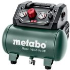 Metabo BASIC 160-6 W OF elektromos dugattyús kompresszor beszívott levegő: 65 l/perc 6 l 8 bar olajmentes 230 V