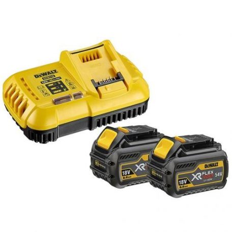 DeWALT DCB118T2-QW akkumulátor és töltő szett XR FlexVolt 54V / 2 x 6,0 Ah