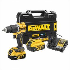   DeWALT DCD100YP2T-QW akkus ütvefúró - csavarozó szénkefementes 18V 2 x 5,0 Ah 100. évfordulós kiadás TSTAK kofferben