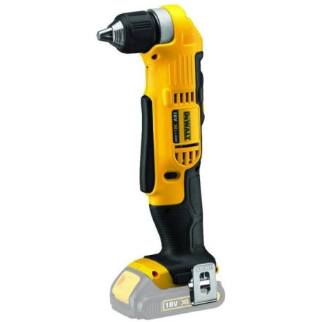 DeWALT DCD740N-XJ sarokfúró- csavarozógép akkus 18 V 11 Nm/33 Nm 1 - 10 mm szénkefés alapgép kartondobozban