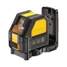DeWALT DCE088D1R-QW piros szintezőlézer keresztszálas vonal lézer 12V IP65 önbeálló