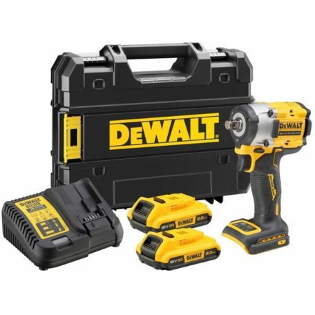 DeWALT DCF891P2T-QW akkus ütvecsavarozó 18 V 812 Nm 1/2 inch szénkefementes 2 x 5 Ah akku + töltõ TSTAK kofferben