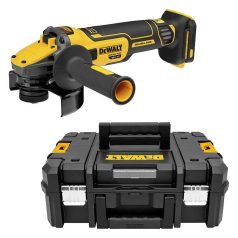   DeWALT DCG409NT Sarokcsiszoló 18V 125mm akku nélkül T-Stak koffer