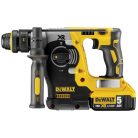 DeWALT DCH274P2T akkus fúró- vésőkalapács szénkefementes cseretokmánnyal 2 x 5 Ah akku + töltő TSTAK kofferben