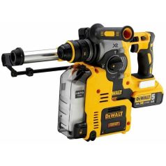   DeWALT DCH275P2-QW - 18V-os XR Li-Ion kefe nélküli 3-üzemmódú fúrókalapács porelszívóval