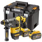 DeWALT DCH333X2-QW 54V XR Flexvolt SDS-Plus fúró- vésőkalapács 2 x 9.0 Ah töltő koffer