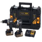 DeWALT DCK200MM2T McLaren akkus erőcsomag 18 V DCD85M + DCF85M + TSTAK + 2 X 4,0 AH akku + töltő TSTAK kofferben