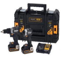   DeWALT DCK200MM2T McLaren akkus erőcsomag 18 V DCD85M + DCF85M + TSTAK + 2 X 4,0 AH akku + töltő TSTAK kofferben