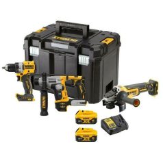   DeWALT DCK355P2T-QW akkus gépszett DCD800 + DCG405 + DCH172 + 18V 2x5,0Ah TSTAK kofferben