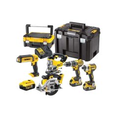   DEWALT DCK551P3T-QW 18V XR 4 GÉPES AKKUS GÉPCSOMAG + LÁMPA