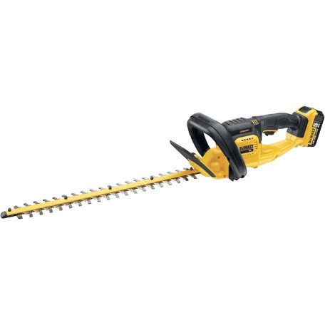 DeWALT DCM563P1-QW akkumulátoros sövényvágó sövénynyíró fűkasza 55 cm / 19 mm, XR 1 × 5,0 Ah/18V + töltő