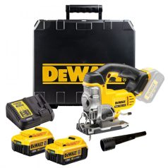   DeWALT DCS331M2-QW akkus dekopírfűrész 18V XR + 2x4.0 Ah akku + töltő