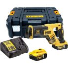 DeWALT DCS367P2-QW akkumulátoros orrfűrész kardfűrész töltő + 2db 5Ah akku