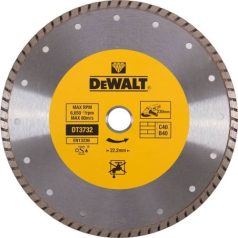 DeWALT 230mm DT3732 Turbó, száraz gyémántszemcsés