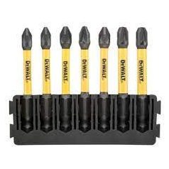   DeWALT TOUGHCASE Bitkészlet (SQ1-2-3) 7 részes, 57mm-es bittartóban (DT70824-QZ)