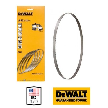 DEWALT DT8463-QZ Szalagfűrészlap akkus szalagfűrészhez 835 X 12mm -4 DB/csomag 14/18TPI