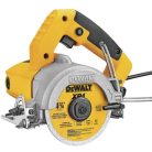 DeWALT DWC410-QS elektromos gyémántvágó vizes/száraz csempevágó 230 V 1300 W 110 mm vágás max 34 mm kartondobozban