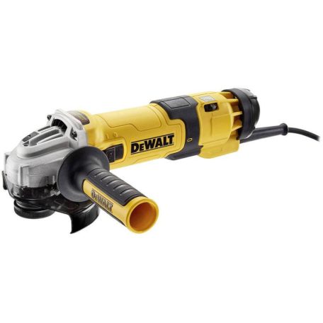 DeWALT DWE4257-QS sarokcsiszoló 125 mm 1500 W fordulatszám szabályzós lágyindítással kartondobozban