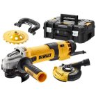 DeWALT DWE4257KT-QS elektromos betoncsiszoló 230 V 1500 W 125 mm 2800 - 10000 RPM TSTAK kofferben