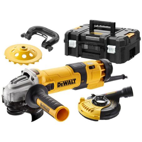 DeWALT DWE4257KT-QS elektromos betoncsiszoló 230 V 1500 W 125 mm 2800 - 10000 RPM TSTAK kofferben