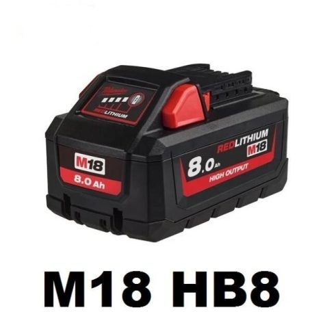Milwaukee M18HB8 Akkumulátor 8Ah/18V Li-ion 4932471070