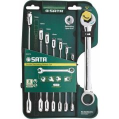   SATA csillag-villáskulcs készlet 8 részes dupla racsnis 8-19 mm