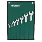 SATA csillag-villáskulcs készlet 7 részes 8-19 mm felgöngyölíthető táskában ST09070SJ